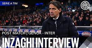 SIMONE INZAGHI INTERVIEW | GENOA 1-1 INTER 🎙️⚫🔵