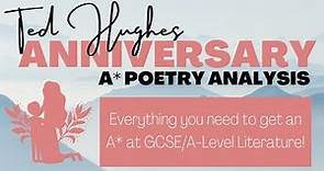 Anniversary | Ted Hughes | Poetry Analysis | GCSE Literature | English with Kayleigh