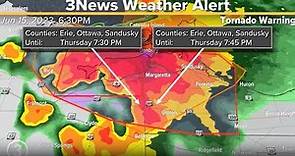 WATCH: Tornado Warning in effect for several Northeast Ohio counties