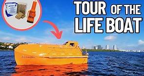 WHAT'S INSIDE A LIFEBOAT? | LIFEBOAT TOUR | ABANDON SHIP