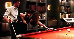 "Wanna Bet?" | Christian & Anastasia Pool Game Scene | Fifty Shades Darker | CLIP