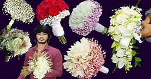 Top10 wedding flower bouquet. How to make a wedding bouquet || Bridal flower bouquet.