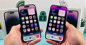 iPhone 14 Pro Deep Purple vs Space Black Color Comparison
