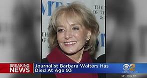 Broadcast legend Barbara Walters dies at age 93