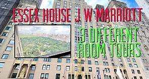 JW MARRIOTT ESSEX HOUSE, Central Park, NewYork City*3 Different Room Tours, Executive Lounge & More