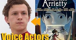 "The Secret World of Arrietty" Voice Actors and Characters