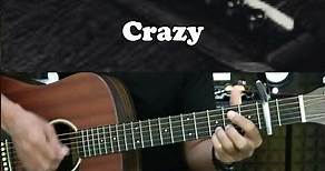Crazy - Aerosmith | EASY Guitar Lessons for Beginners - Chord & Strumming Pattern