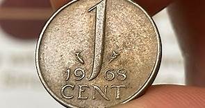 1968 Netherlands 1 Cent Coin • Values, Information, Mintage, History, and More