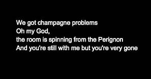 Nick Jonas - Champagne Problems lyrics