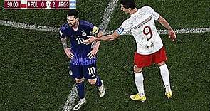 ARGENTINA vs POLONIA Qatar 2022 ● Messi salvo a Robert Lewandowsky de Ser Eliminado