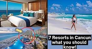 🏨Top 7 Best Hotels in Cancun, Mexico | All Inclusive Luxury Resorts on the Beach