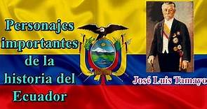 Personajes del Ecuador - José Luis Tamayo - Presidente del Ecuador