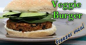 Veggie Burgers (Easy Freezer Meals)