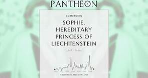 Sophie, Hereditary Princess of Liechtenstein Biography - Hereditary Princess of Liechtenstein