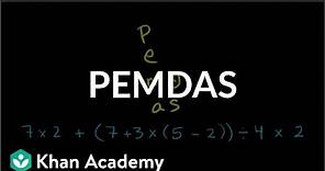 Worked example: Order of operations (PEMDAS)