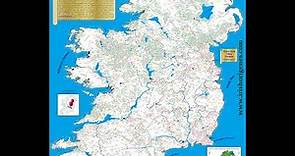 NEW 2nd edition Irish Origenes Medieval Irish surnames map