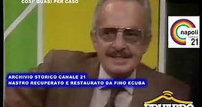 Nino Taranto, ospite della trasmissione televisiva ''Così quasi per caso'', ricorda Totò.