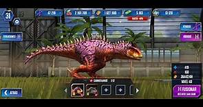 Jurassic World™: el Juego - Part 68 Nuevo Zheijangopterus, Carnotaurus nivel 40, batalla las Mareas