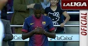 Eric Abidal juega su último partido con el FC Barcelona