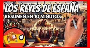 ✅ La historia de TODOS los REYES de ESPAÑA en 10 minutos | ¿Quién fue el mejor rey de España?