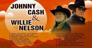 Willie Nelson and Johnny Cash Greatest Hits - Best Classic Country Music Singers