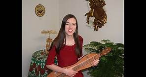 BOOK TRAILER- "With Quiet Joy: Christmas Carols and Hymns for Mountain Dulcimer" by Jessica Comeau