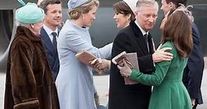 King Philip & Queen Mathilde Of The Belgians State visits Denmark Day 1