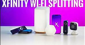 How To: Xfinity Wi-Fi Splitting Tutorial (2.4ghz - 5ghz) Comcast Internet Fix 2023 💯😁