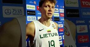 Lithuania's Mindaugas Kuzminskas no regrets even as win over USA leads to FIBA World Cup exit