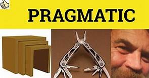 🔵 Pragmatic Meaning - Pragmatic Examples - English Vocabulary - Pragmatic Definition