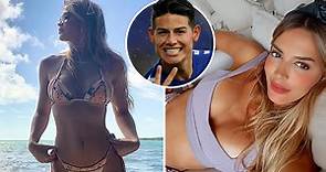 James Rodriguez’s girlfriend Shannon De Lima tops up her tan in Spain after choosing not to join Everton ace in England