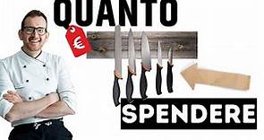 Quanto spendere per un coltello 🔪 da cucina professionale e non (miglior coltello su Amazon)