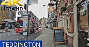 Teddington 4K | Richmond upon Thames | LONDON | WALK | UK 🇬🇧