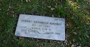 Actor Woodrow Parfrey Grave US Army Los Angeles National Cemetery LA California US November 16, 2020