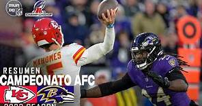 Kansas City Chiefs vs. Baltimore Ravens | Campeonato AFC | Resumen NFL en español | NFL Highlights