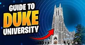 Guide to Duke University - Welcome to Duke University!!