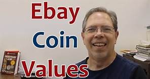 Coin Values Using Ebay Sold Auctions and Watch Count Website