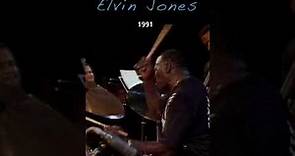 Elvin Jones: SHORT DRUM SOLO - 1991 - #elvinjones #drummerworld