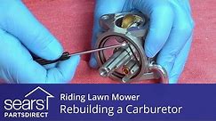 Rebuilding a Carburetor on a Riding Lawn Mower