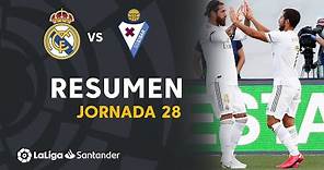 Resumen de Real Madrid vs SD Eibar (3-1)