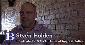 Interview with Steven Holden canddiate for NY 24 House seat