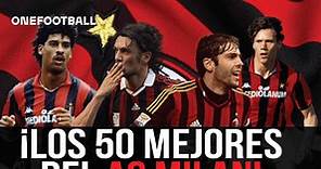 Los 50 mejores futbolistas de la historia del AC Milan