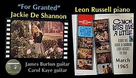 Jackie De Shannon "For Granted" 1966 film C'Mon, Let's Live A Little - Leon Russell