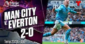 Highlights & Goles: Manchester City v. Everton 2-0 | Premier League | Telemundo Deportes
