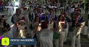 Desfile Navideño en el 128 aniversario de Puerto Barrios.