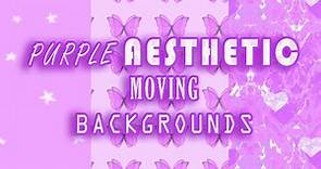 Purple Aesthetic Moving Backgrounds | FREE