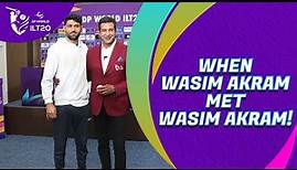 When Wasim Akram met Wasim Akram!