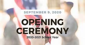 Army and Navy Academy - Opening Ceremony 2020-2021
