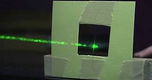 How to Measure the Width of a Hair With a Laser!
