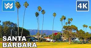 [4K] Shoreline Park in Santa Barbara, California USA - Scenic Walking Tour & Travel Guide 🎧 Binaural